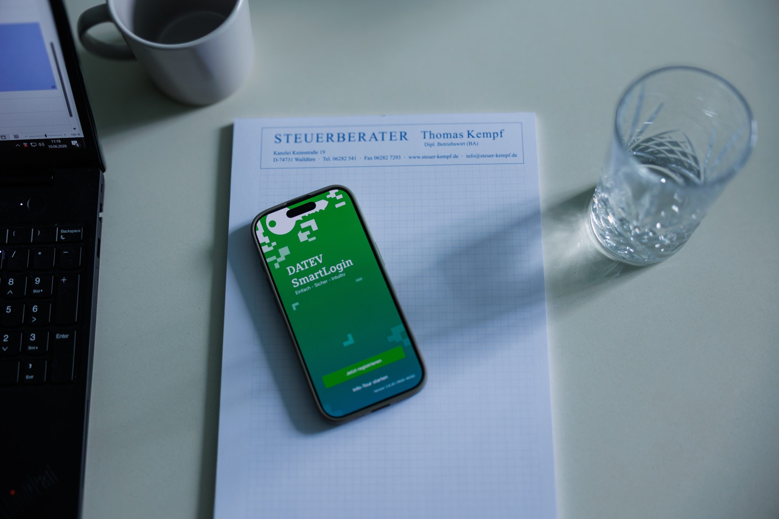 DATEV SmartLogin – digitale Zusammenarbeit mit der Kanzlei Kempf